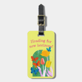 lovely flower tag -tulip-