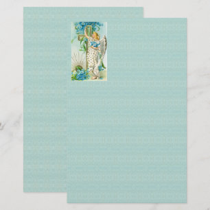 Lovely Forget Me Not Angel Stationery