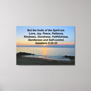 LOVELY FRUIT OF THE HOLY SPIRIT CANVAS PRINT
