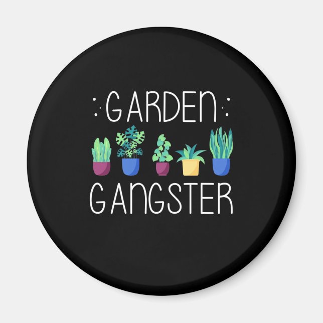 Lovely Garden Lady Magnet (Front)
