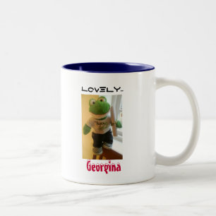 Lovely Georgina Two-Tone Coffee Mug