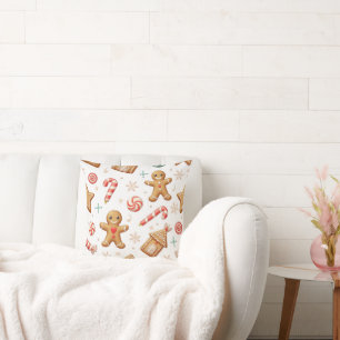 Lovely gingerbread Christmas Cushion