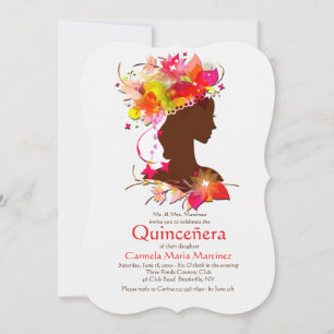 Lovely Girl Quinceañera Invitation