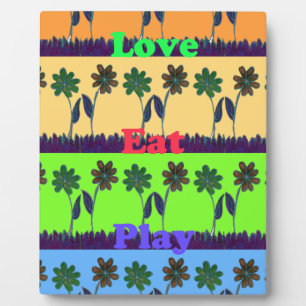 Lovely Girly Hakuna Matata colours Gifts.png Plaque