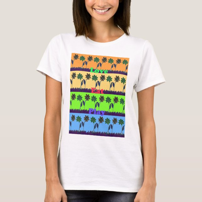 Lovely Girly Hakuna Matata colours Gifts.png T-Shirt (Front)