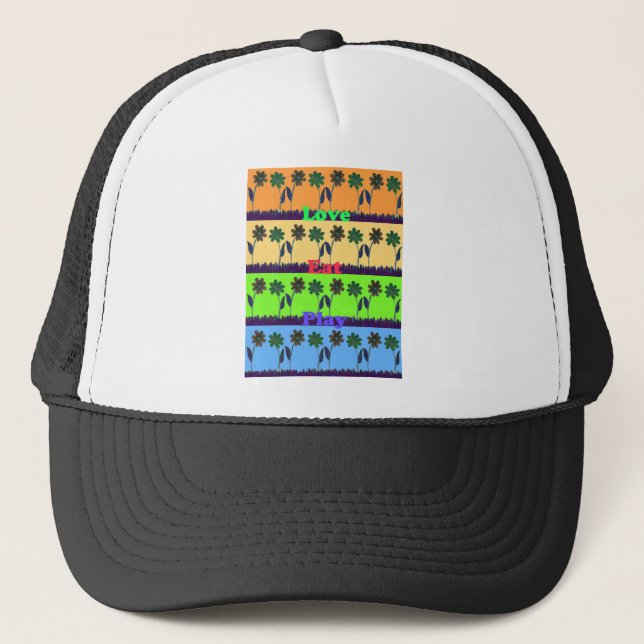 Lovely Girly Hakuna Matata colours Gifts.png Trucker Hat (Front)