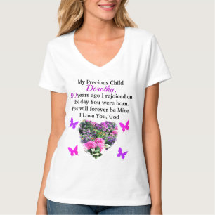 LOVELY GOD LOVING 90TH BIRTHDAY PERSONALIZED T-Shirt
