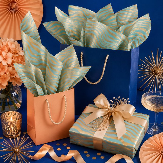 Lovely golden stripes tissue paper (Creator Uploaded)