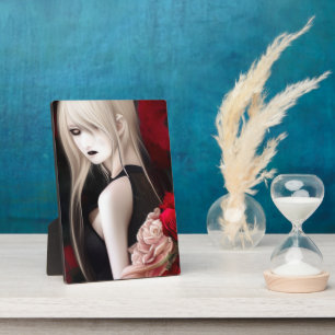 Lovely Goth Elf Girl  Plaque