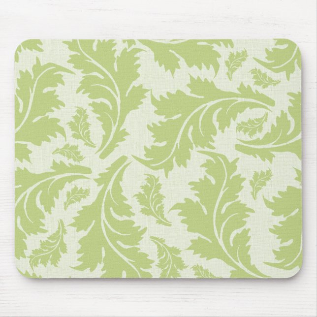 Lovely Green leaves Mouse Mat (Front)