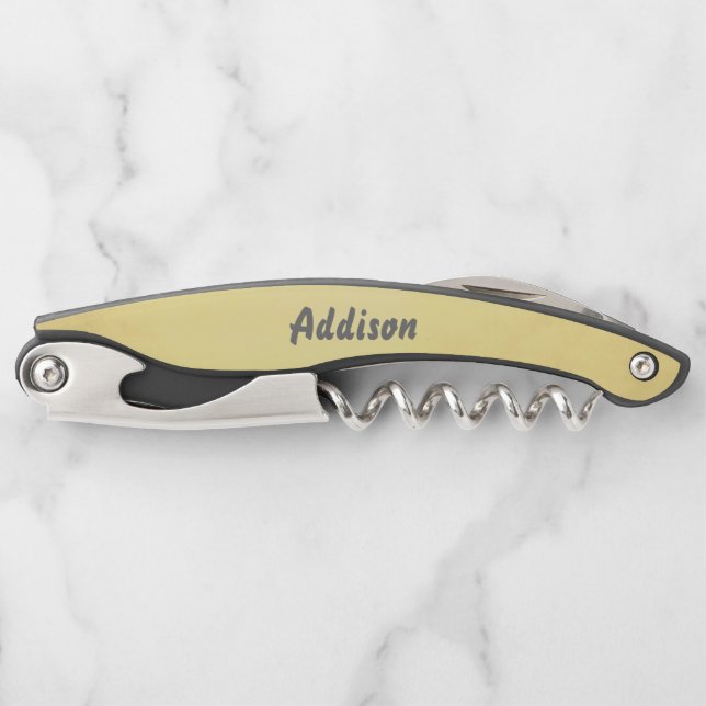 Lovely Grey and Gold Corkscrew (Front)