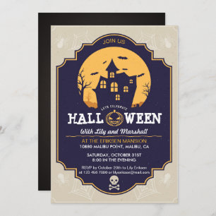 Lovely Halloween Costume Party Invitation