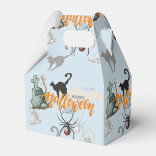 Lovely Halloween Seamless Pattern Favour Box