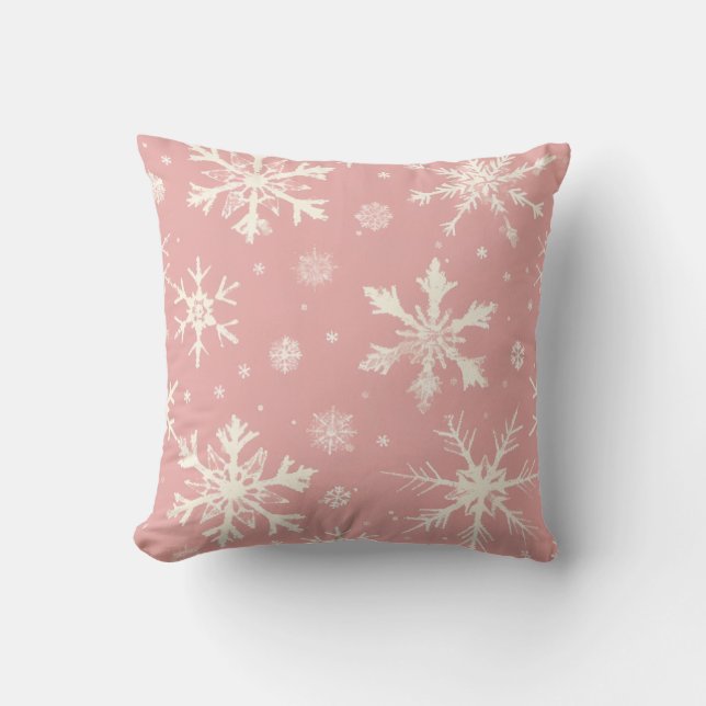 Lovely heart pattern Small Throw Pillow (Front)