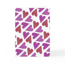 Lovely Hearts Custom Message Card