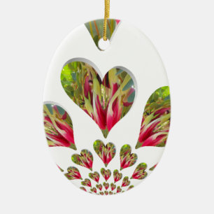 Lovely Hearts Humanitarian Day The World Needs Lov Ceramic Tree Decoration