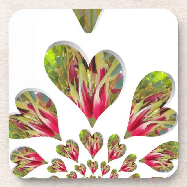 Lovely Hearts Humanitarian Day The World Needs Lov Coaster (Front)