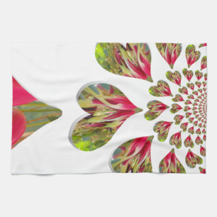 Lovely Hearts Humanitarian Day The World Needs Lov Tea Towel