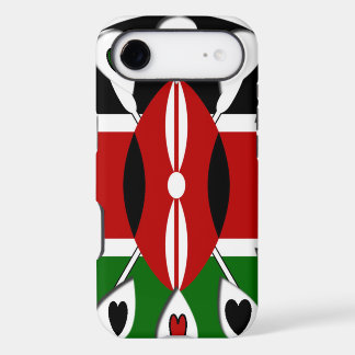 Lovely Hearts Kenya: Flag Art Motif
