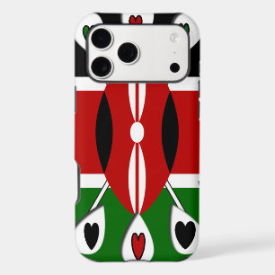 Lovely Hearts Kenya: Flag Art Motif