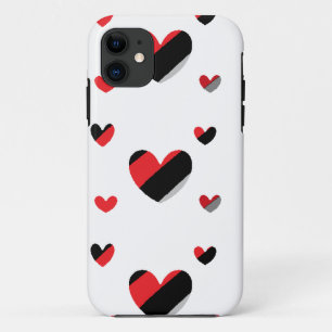 Lovely hearts pattern iPhone 11 case