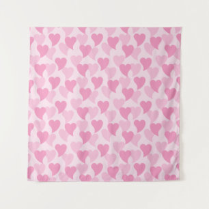 Lovely Hearts Seamless Pattern Tapestry