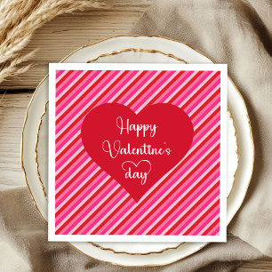 Lovely Hearts Valentine’s Day Table Napkins