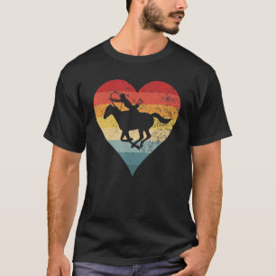 Lovely Horse Archer Colorful Heart Horse Mounted A T-Shirt