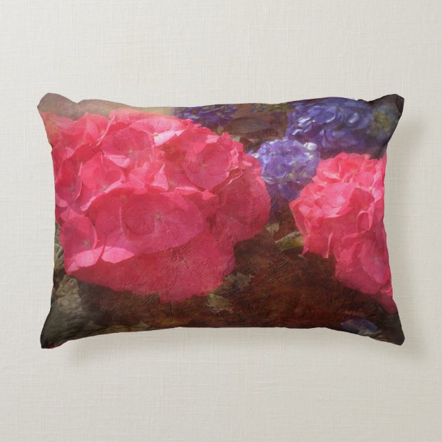Lovely Hydrangea Decorative Cushion (Front)