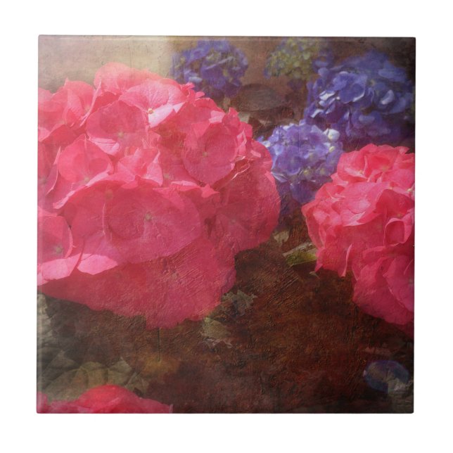 Lovely Hydrangea  Tile (Front)