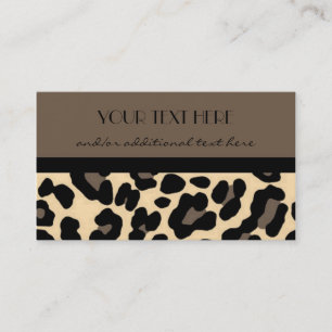 Lovely in Leopard Business Card