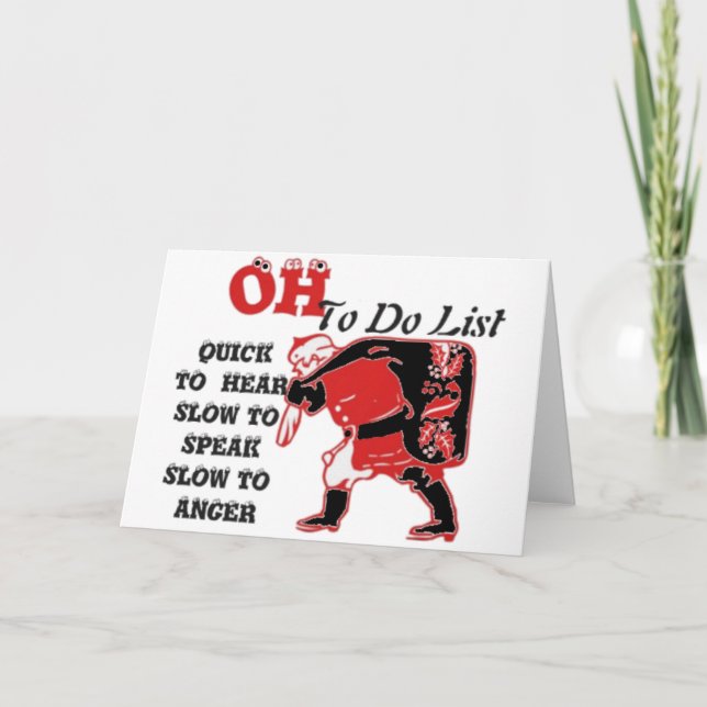 Lovely Inspired Merry Christmas Customise Product Holiday Card (Front)