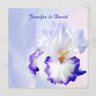 Lovely Iris Wedding Invitation