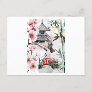 Lovely Japanese scenery Postcard