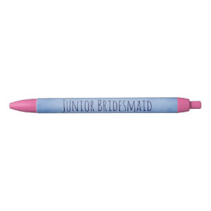 Lovely Junior Bridesmaid Black Ink Pen