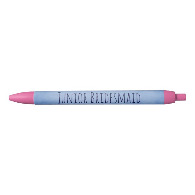 Lovely Junior Bridesmaid Black Ink Pen (Front)