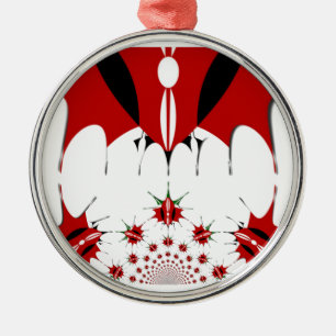 Lovely Kenya Flag. Metal Tree Decoration