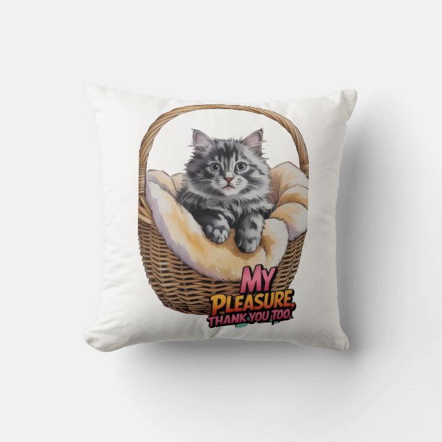 Lovely kitten  cushion (Front)