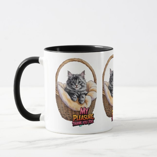 Lovely kitten  mug (Left)