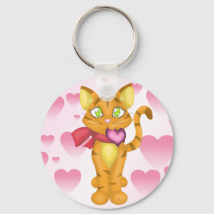 Lovely Kitty Key Ring
