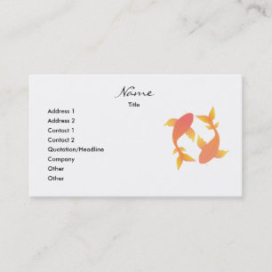 Lovely Koi Business Card