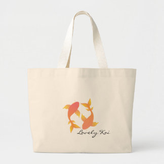 Lovely Koi Large Tote Bag