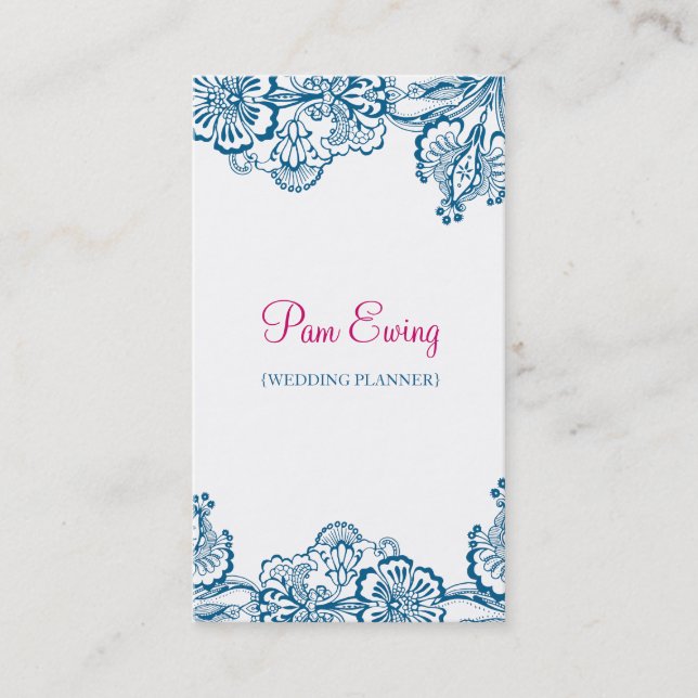 Lovely Lace Business Cards (Front)