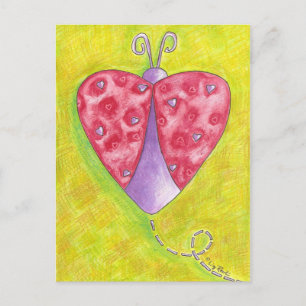 Lovely Ladybug Postcard
