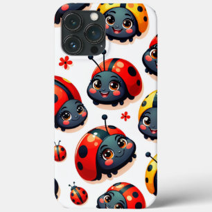Lovely Ladybugs iPhone 13 Pro Max Case