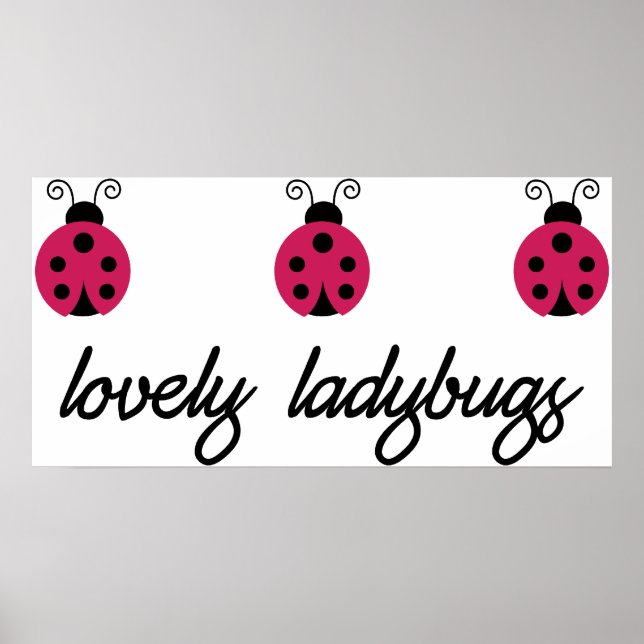 Lovely Ladybugs Poster (Front)