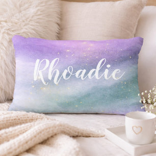Lovely Lavender and Mint Dream Name Decorative Cushion