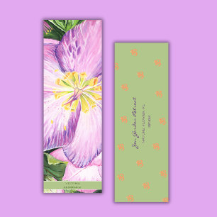 Lovely Lavender Floral Custom Vacation Retreat Yoga Mat