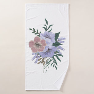 Lovely Lavender in Bouquet Bath Towel Set