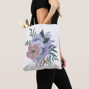 Lovely Lavender in Bouquet Tote Bag